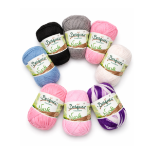 ESTAMBRE ACRÍLICO – DEL BOSQUE NIEVE – PARA TEJIDOS, CROCHET