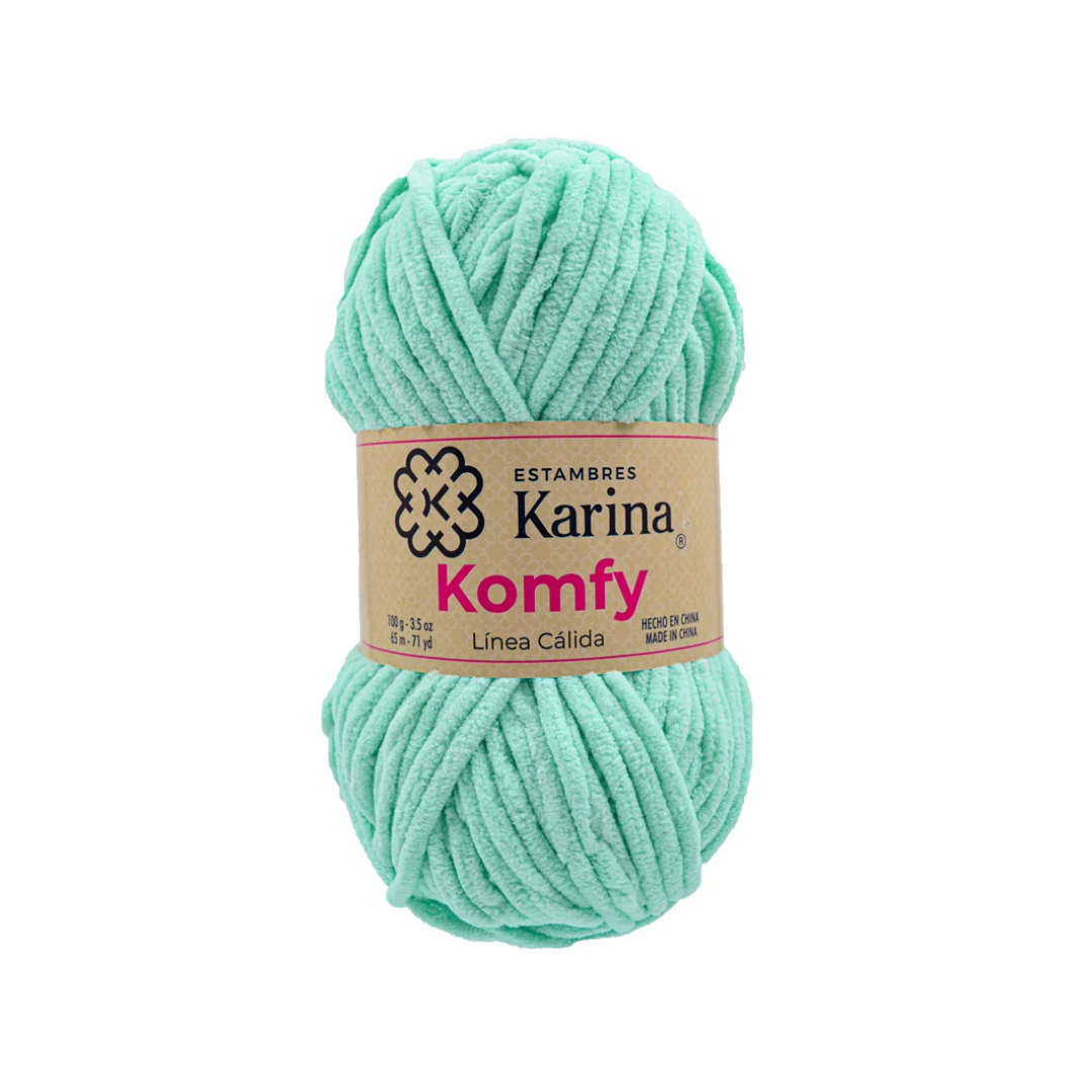 ESTAMBRE CHENILLE – KARINA KOMFY 61 NÓRDICO – PARA TEJIDOS, CROCHET
